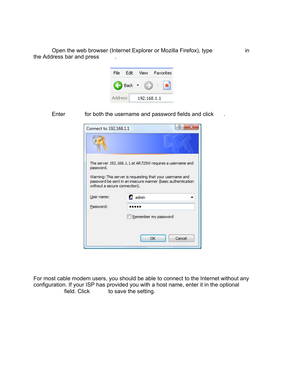 Configuring the router | Airlink101 AR725W User Manual | Page 5 / 64