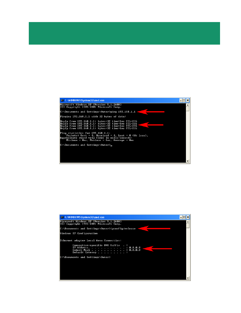 Verifying connection to the router | Airlink101 AR670W User Manual | Page 3 / 14