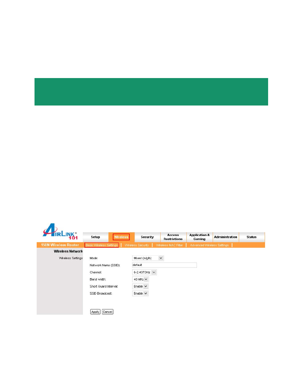 Connecting the router wirelessly | Airlink101 AR670W User Manual | Page 8 / 14