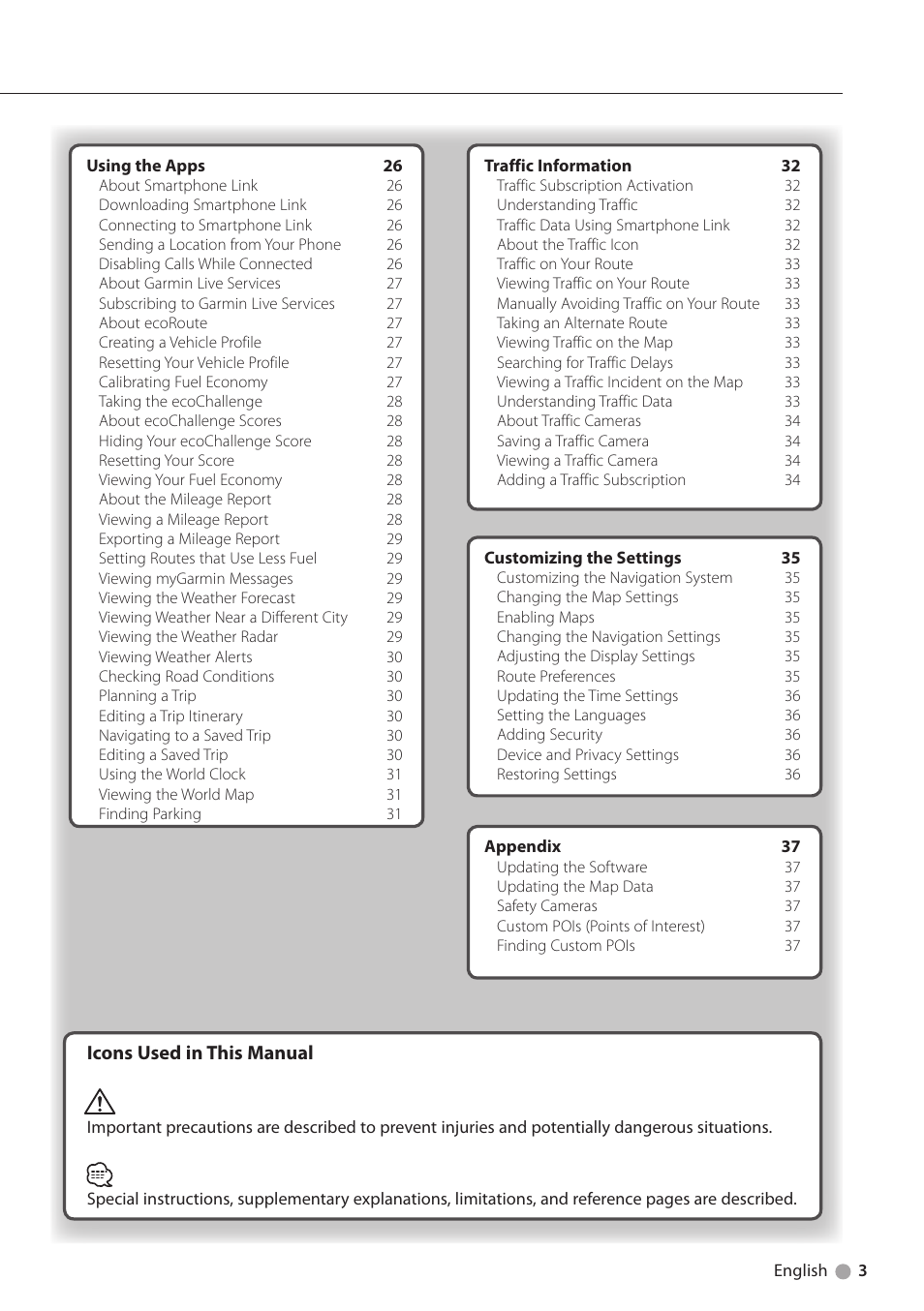 Kenwood DNX691HD User Manual | Page 3 / 38