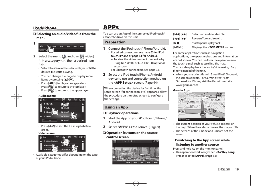 Sp p a | Kenwood DDX5901HD User Manual | Page 19 / 76