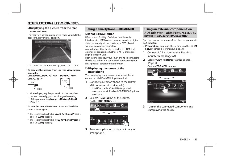 Kenwood DDX5901HD User Manual | Page 35 / 76