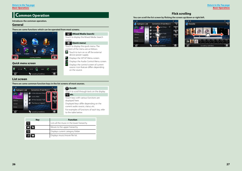 Common operation | Kenwood DNN770HD User Manual | Page 14 / 87