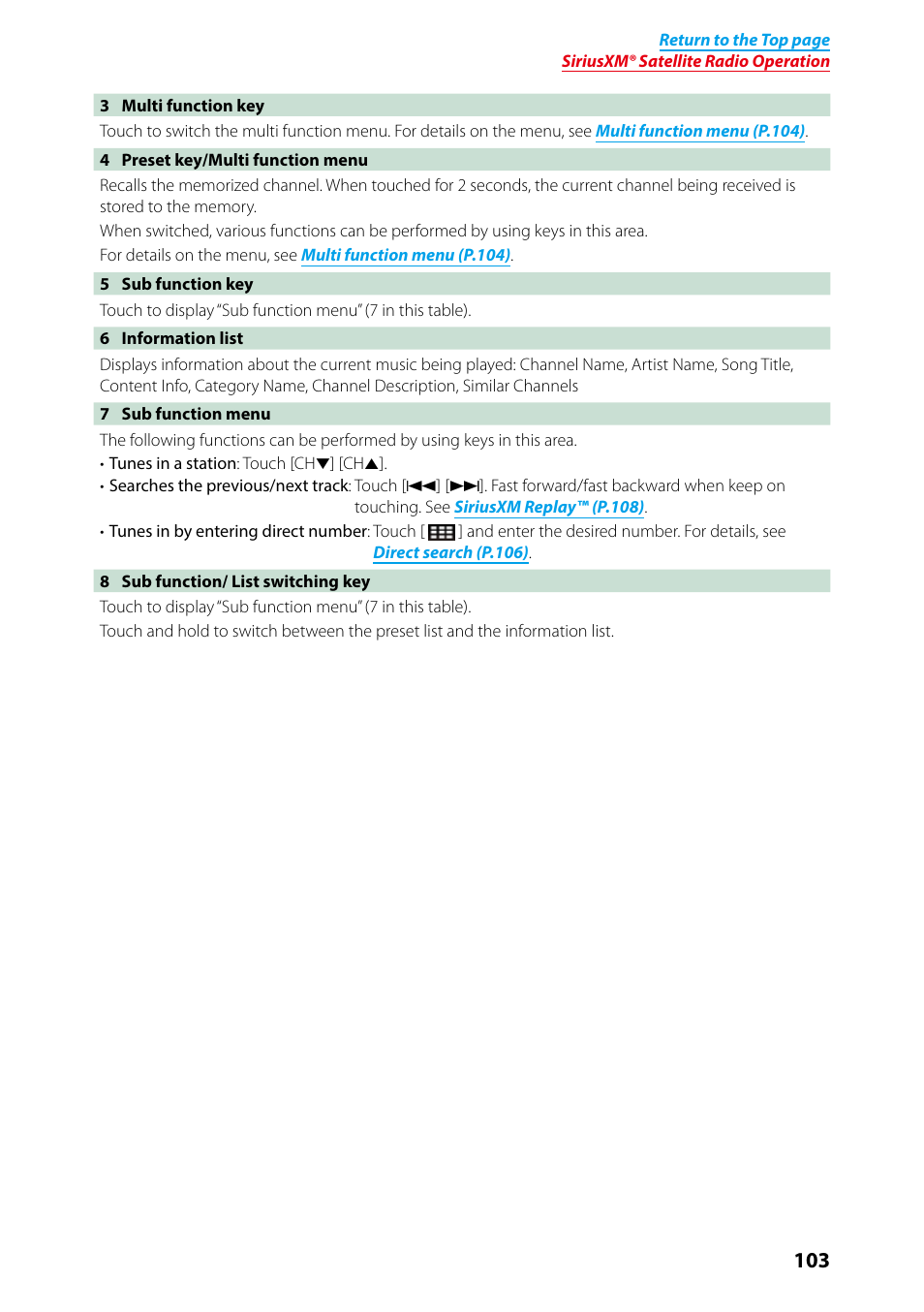 Kenwood DNN991HD User Manual | Page 104 / 178