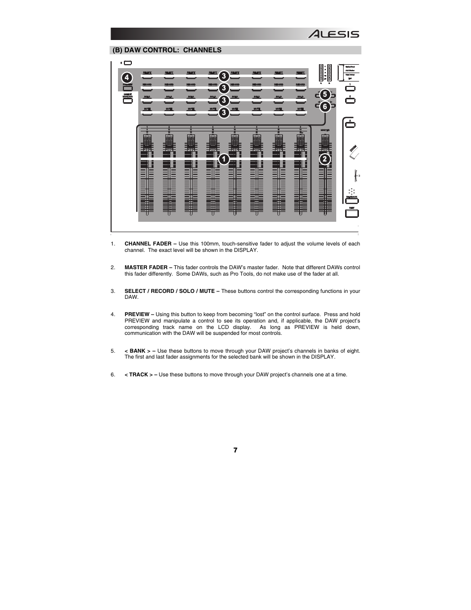 ALESIS Studio Interface MasterControl User Manual | Page 9 / 56