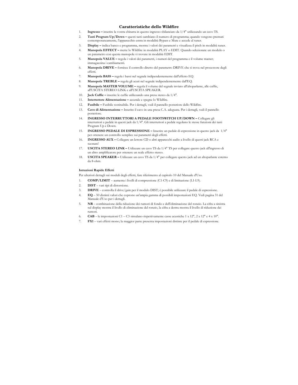 ALESIS WILDFIRE 15 User Manual | Page 15 / 16