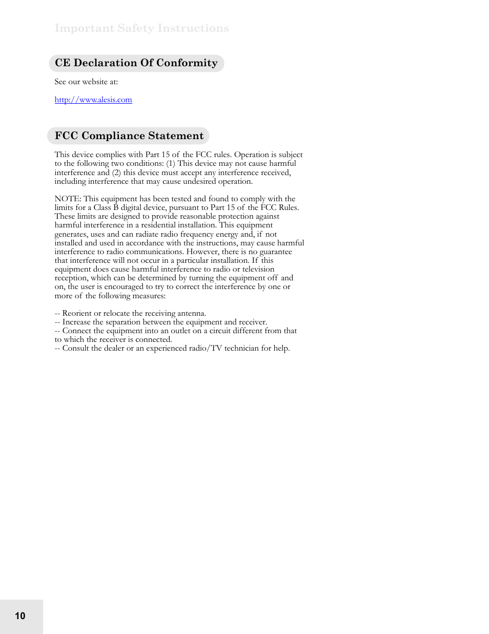 ALESIS QS6.2 User Manual | Page 12 / 105