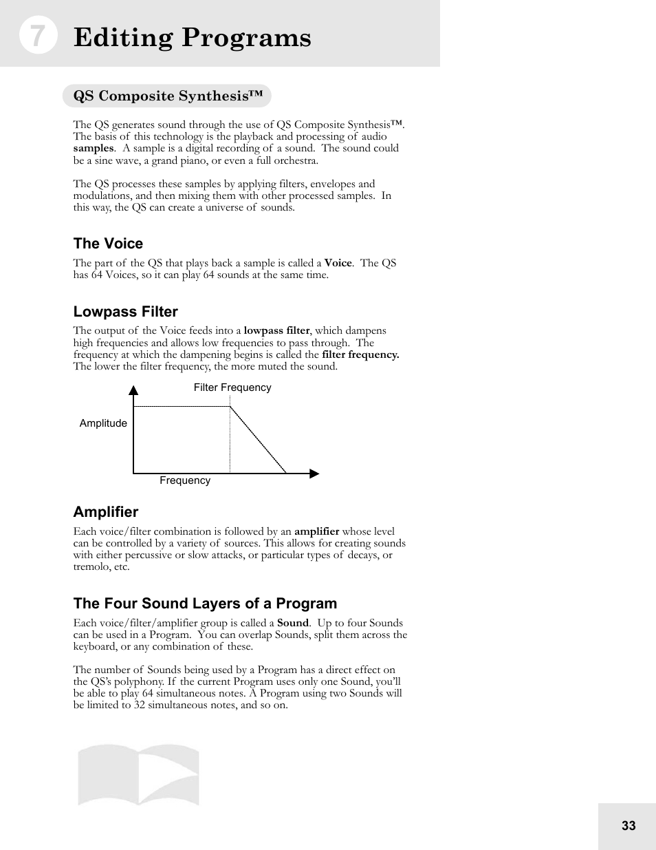 Editing programs | ALESIS QS6.2 User Manual | Page 35 / 105
