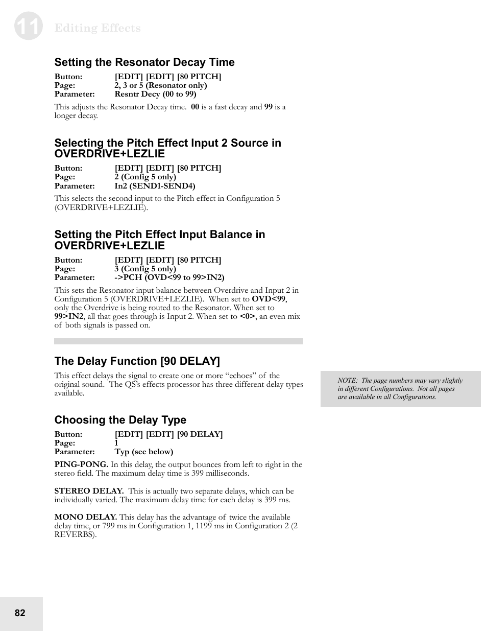 ALESIS QS6.2 User Manual | Page 84 / 105