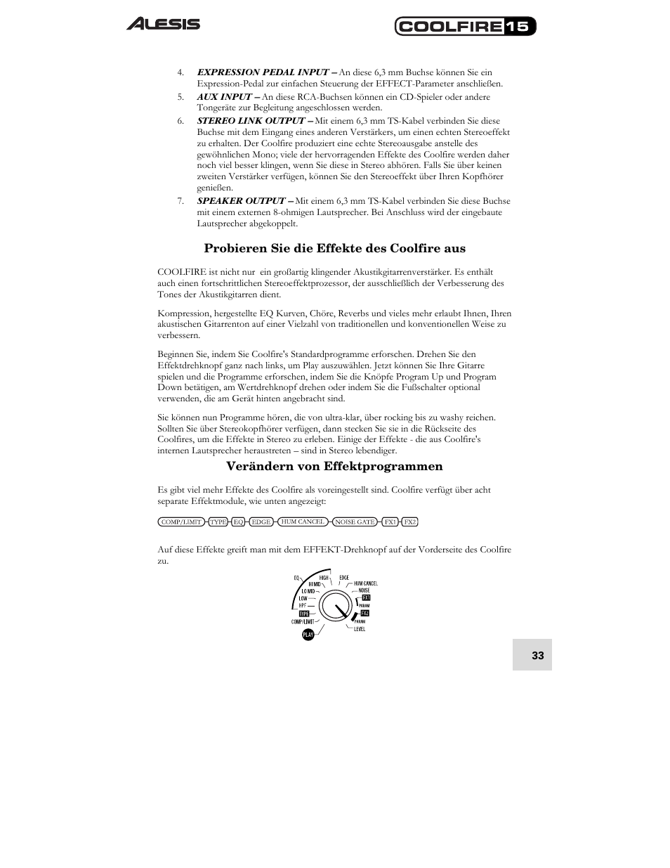 ALESIS COOLFIRE 15 User Manual | Page 35 / 51