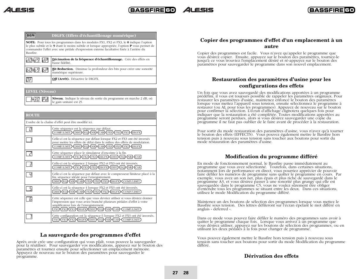 ALESIS BASSFIRE 60 User Manual | Page 30 / 51