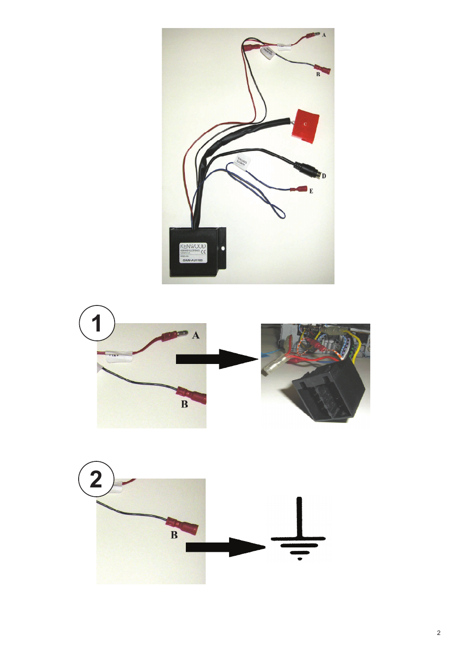Kenwood CAW-AU1181 User Manual | Page 2 / 3