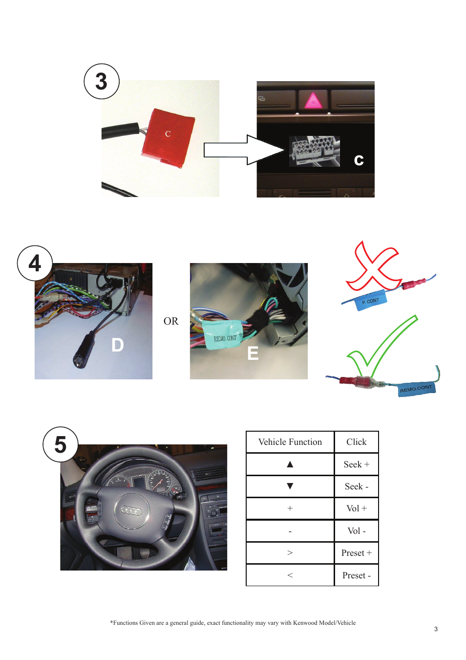 Kenwood CAW-AU1181 User Manual | Page 3 / 3