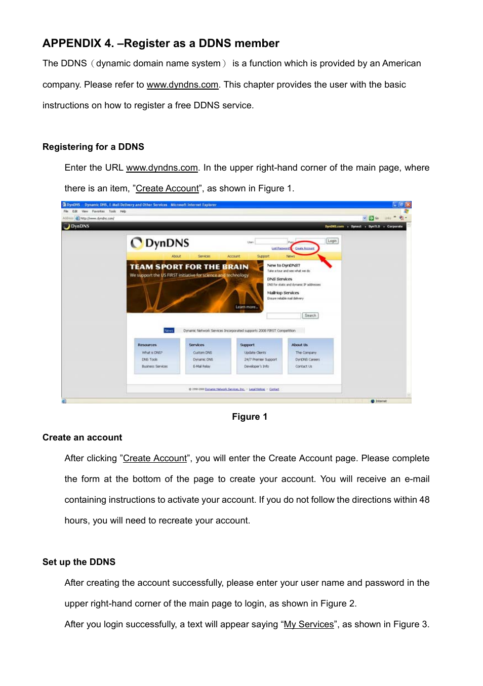 Appendix 4. –register as a ddns member | Approach Tech Appro IP Camera LC-7314 User Manual | Page 102 / 106