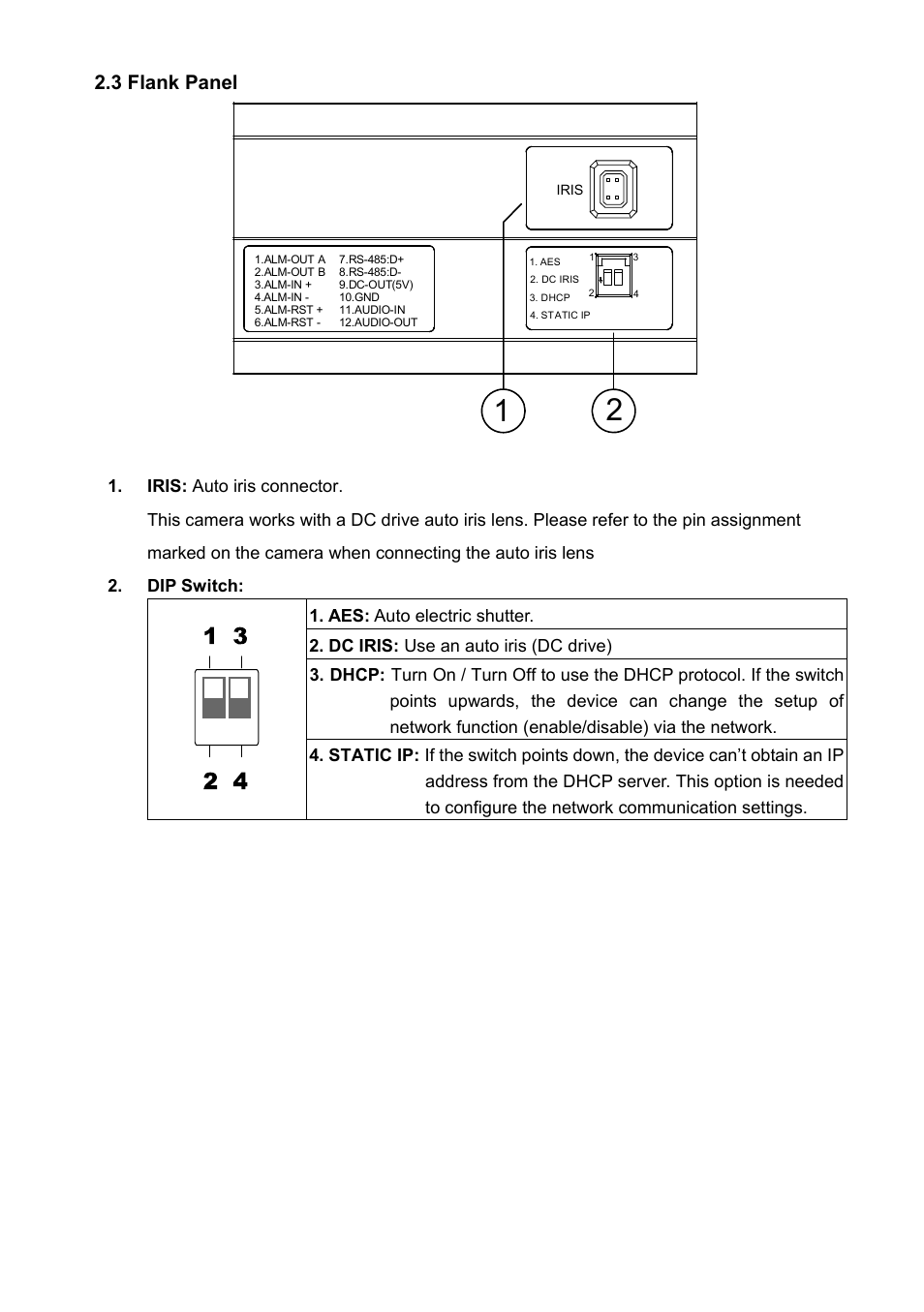 3 flank panel, Lank, Anel | Approach Tech Appro IP Camera LC-7314 User Manual | Page 12 / 106