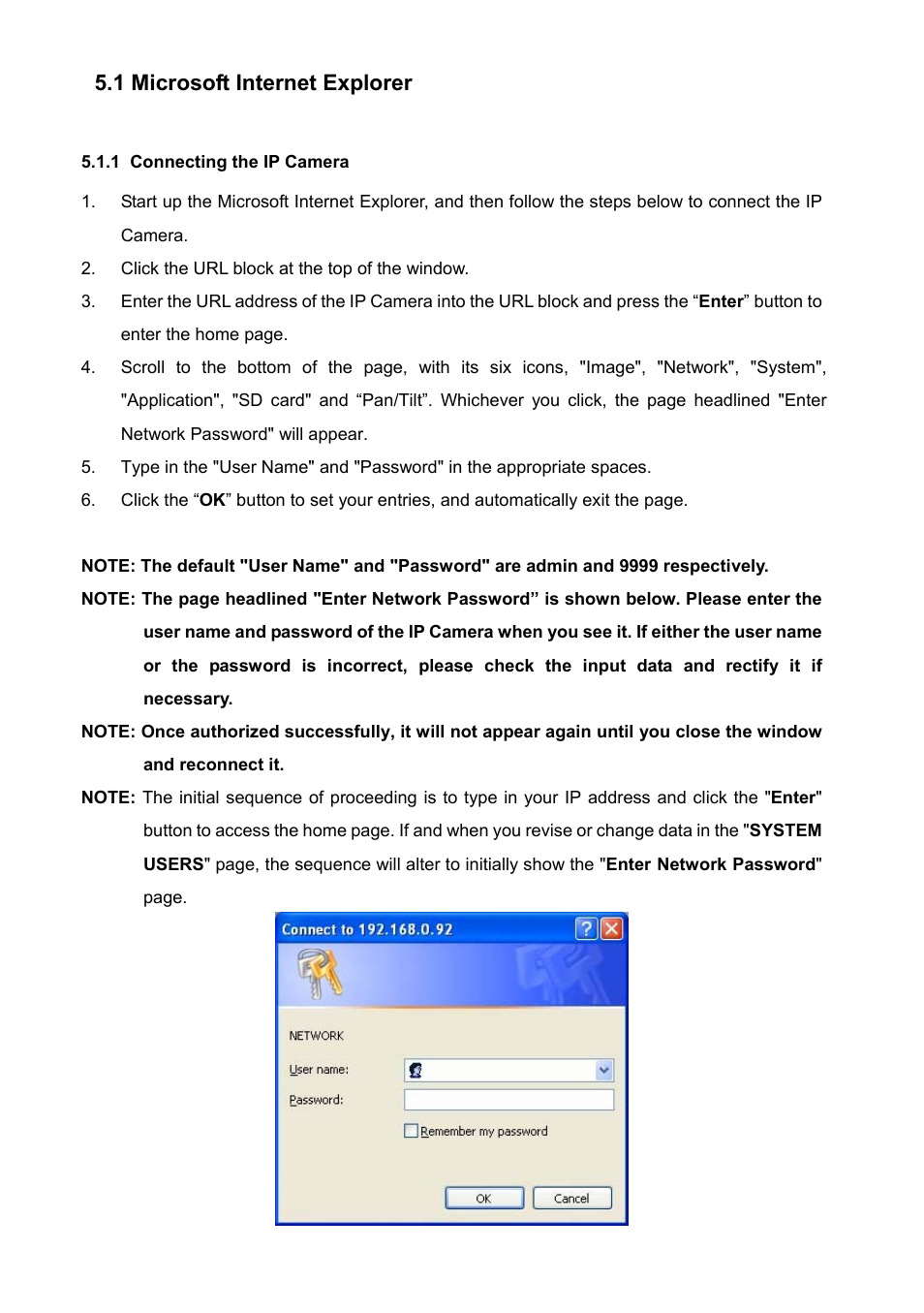 1 microsoft internet explorer, 1 connecting the ip camera, Icrosoft | Nternet, Xplorer, 26 5.1 microsoft internet explorer | Approach Tech Appro IP Camera LC-7314 User Manual | Page 28 / 106