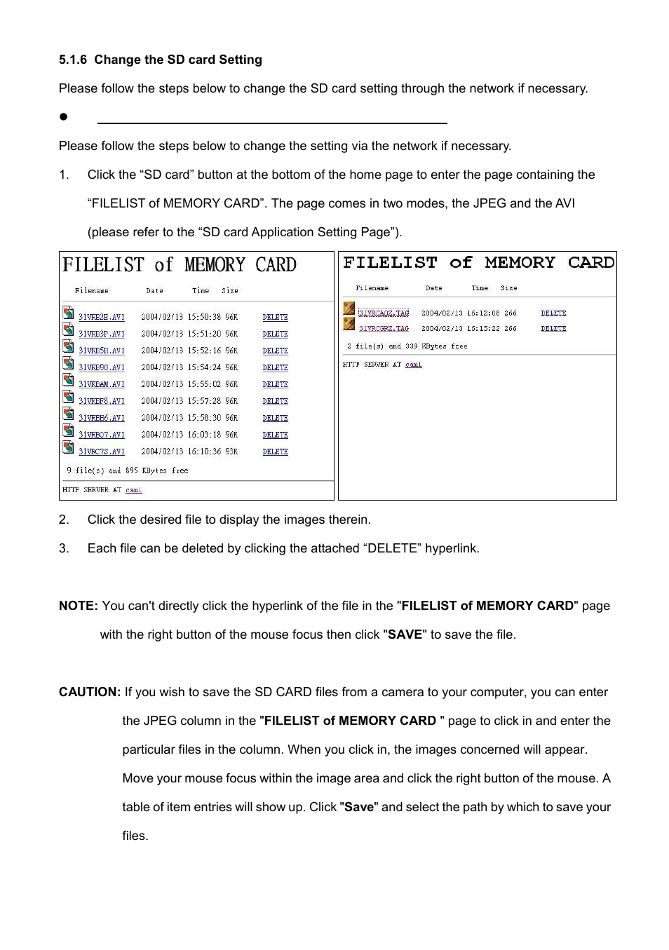 6 change the sd card setting | Approach Tech Appro IP Camera LC-7314 User Manual | Page 61 / 106