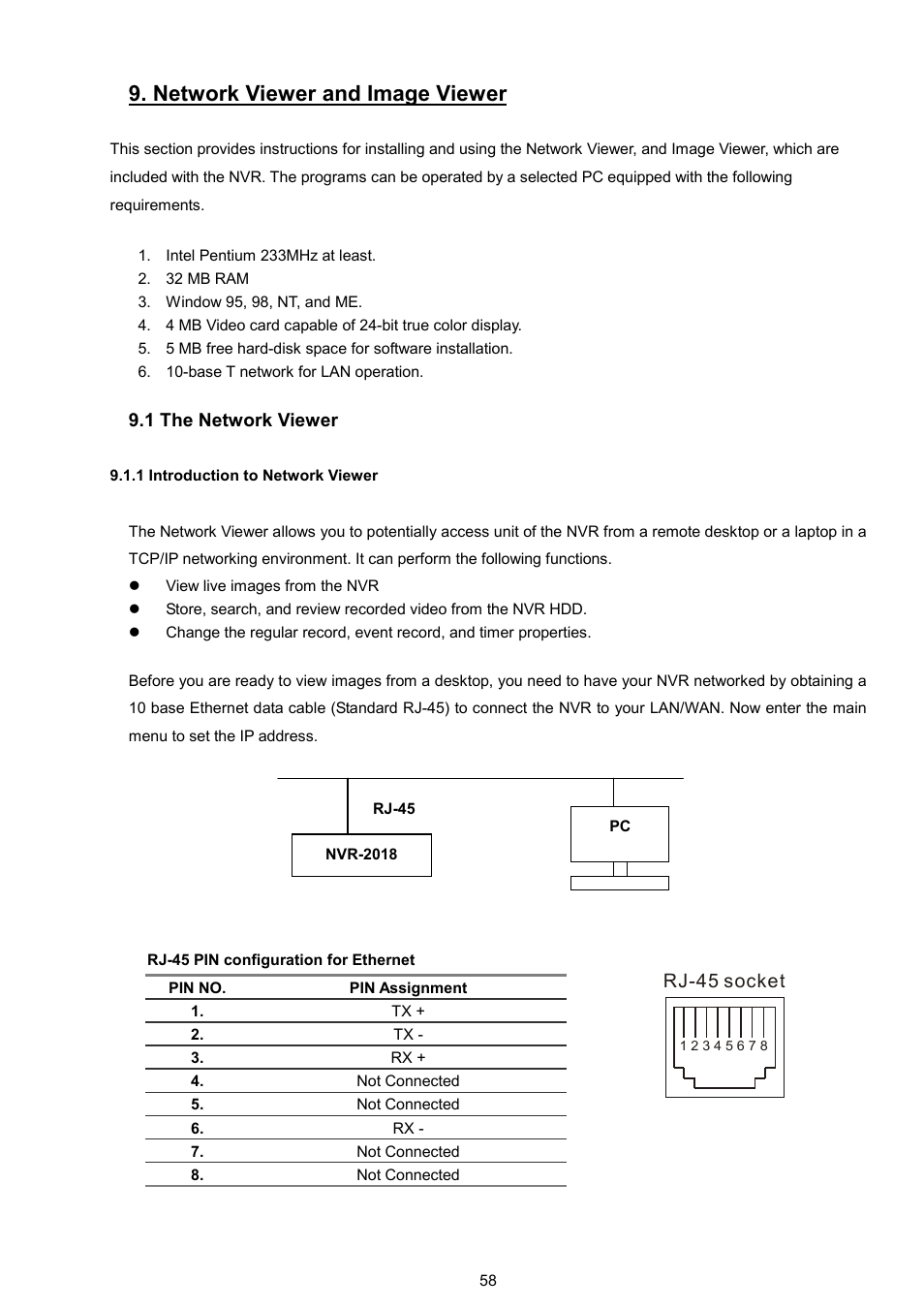 Network viewer and image viewer | Approach Tech NVR-2018 User Manual | Page 60 / 87