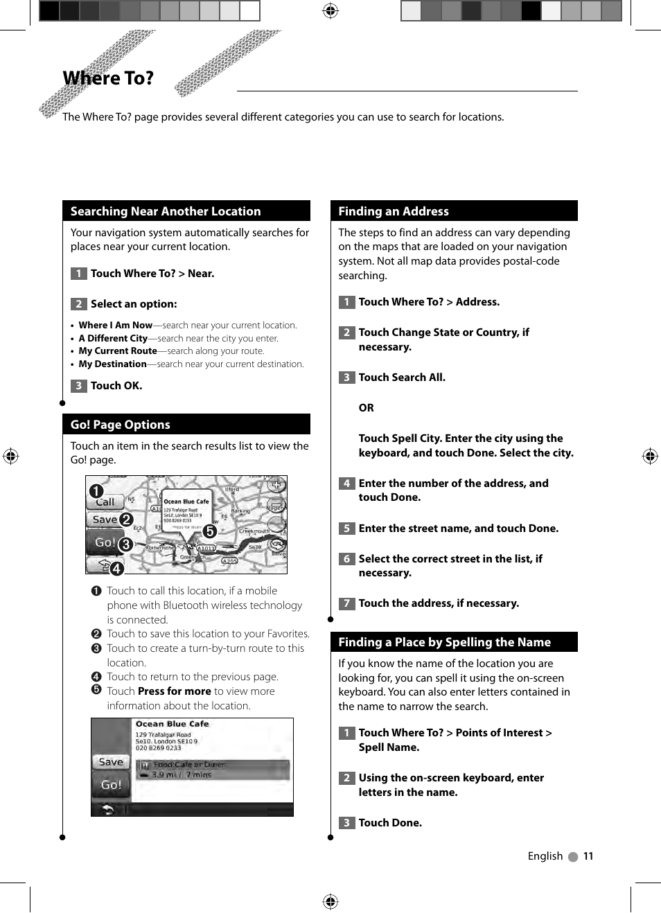 Where to | Kenwood DNX7240BT User Manual | Page 11 / 24