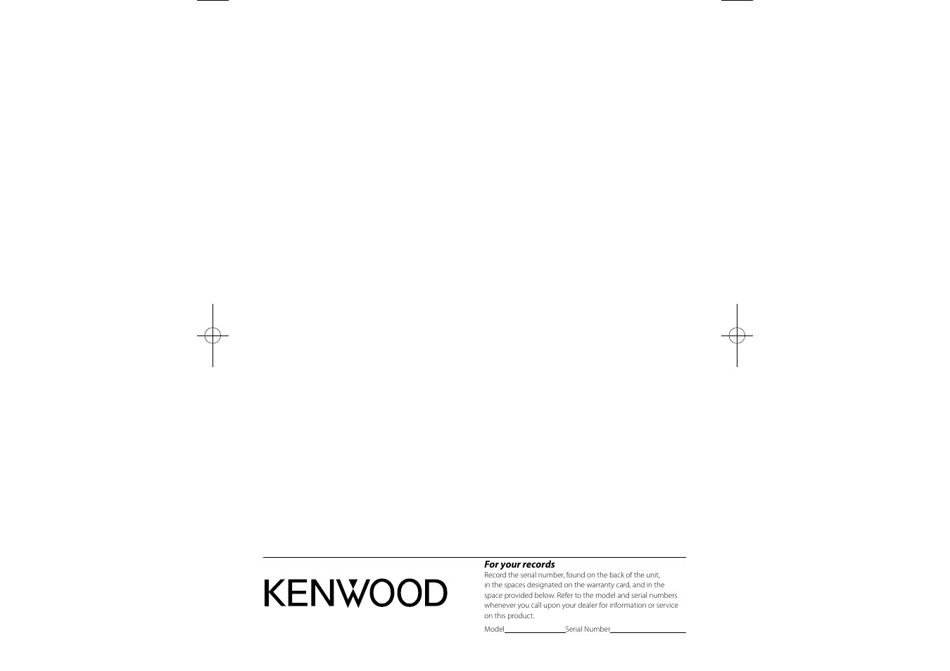 Kenwood K-525-S User Manual | Page 27 / 27