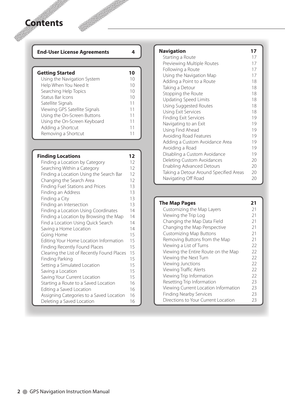 Kenwood DNX4230BT User Manual | Page 2 / 38