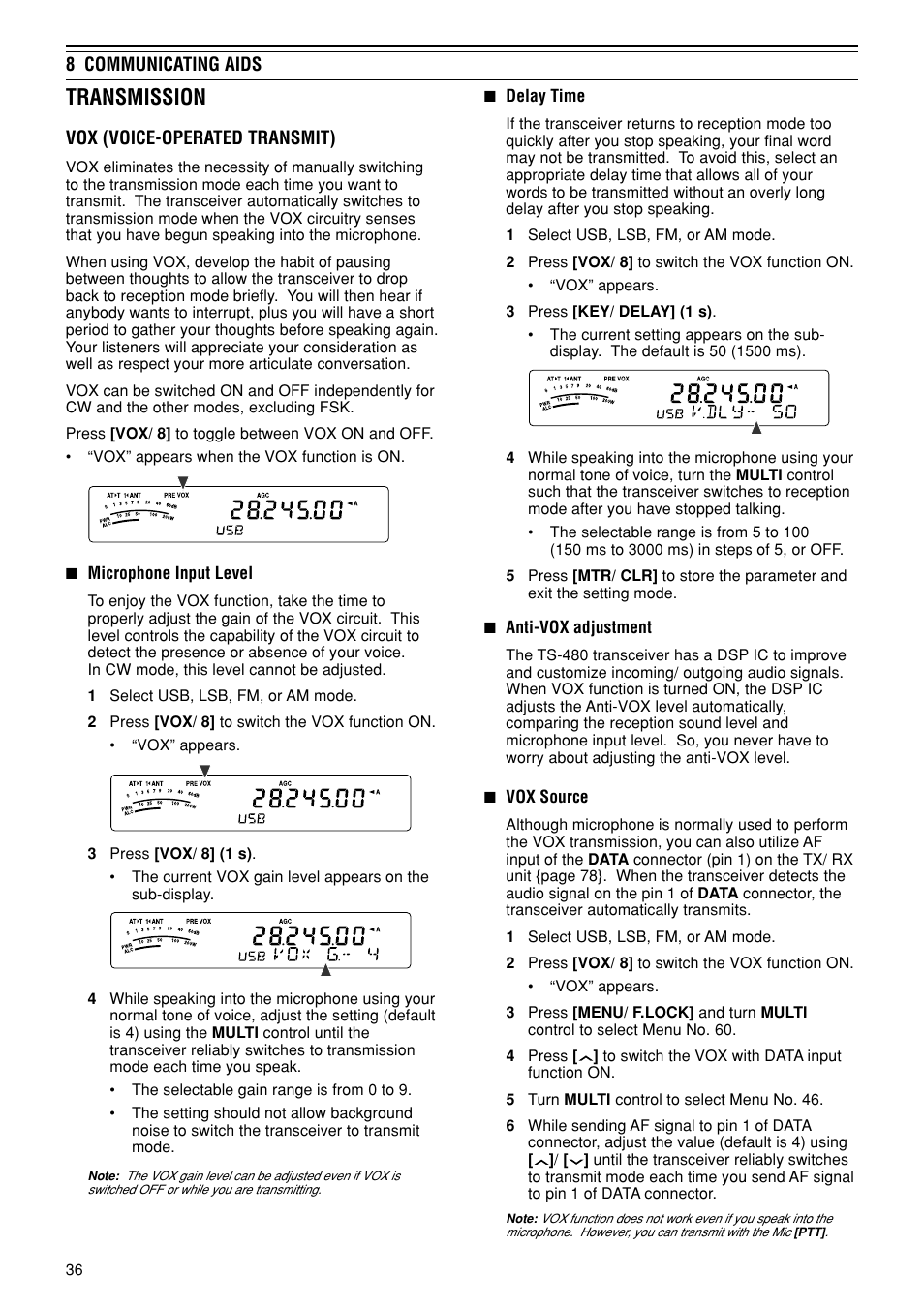 Transmission | Kenwood TS-480SAT User Manual | Page 44 / 104