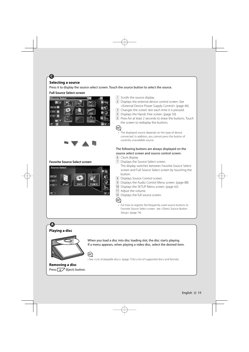 Kenwood DDX8022BT User Manual | Page 11 / 108