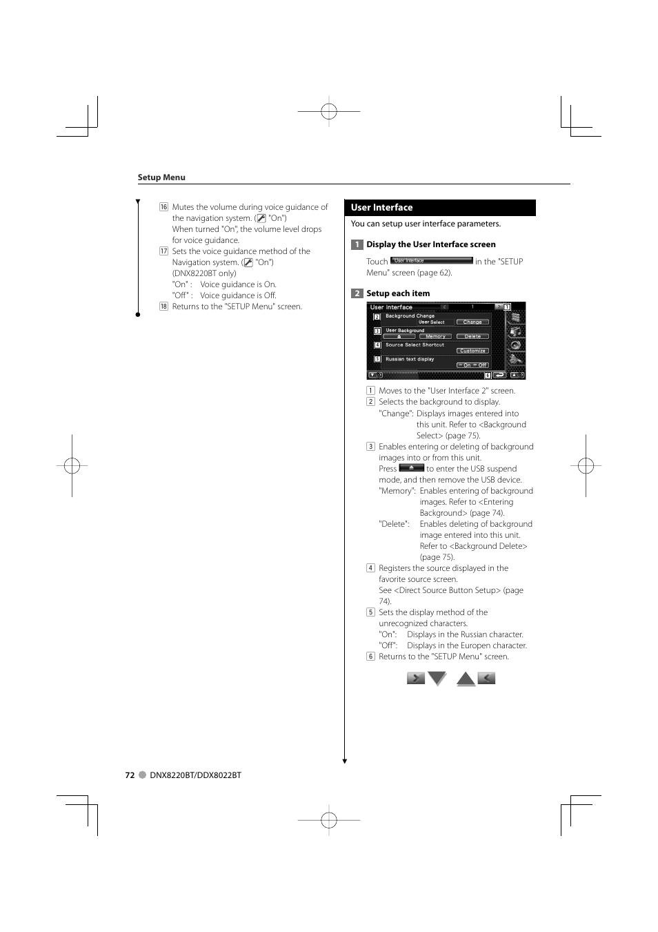 Kenwood DDX8022BT User Manual | Page 72 / 108