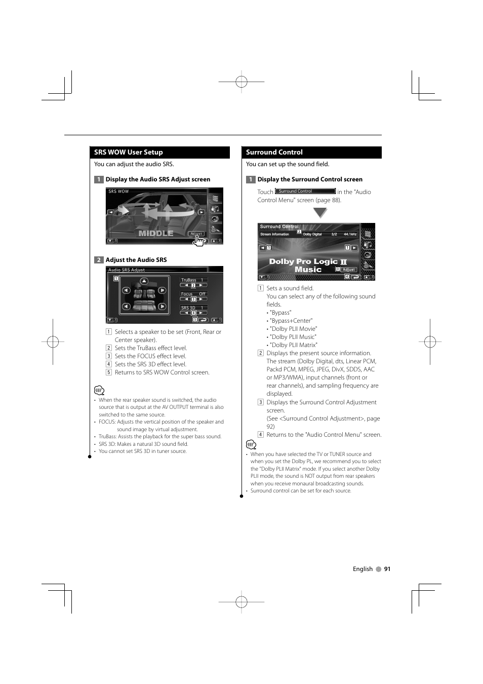Kenwood DDX8022BT User Manual | Page 91 / 108