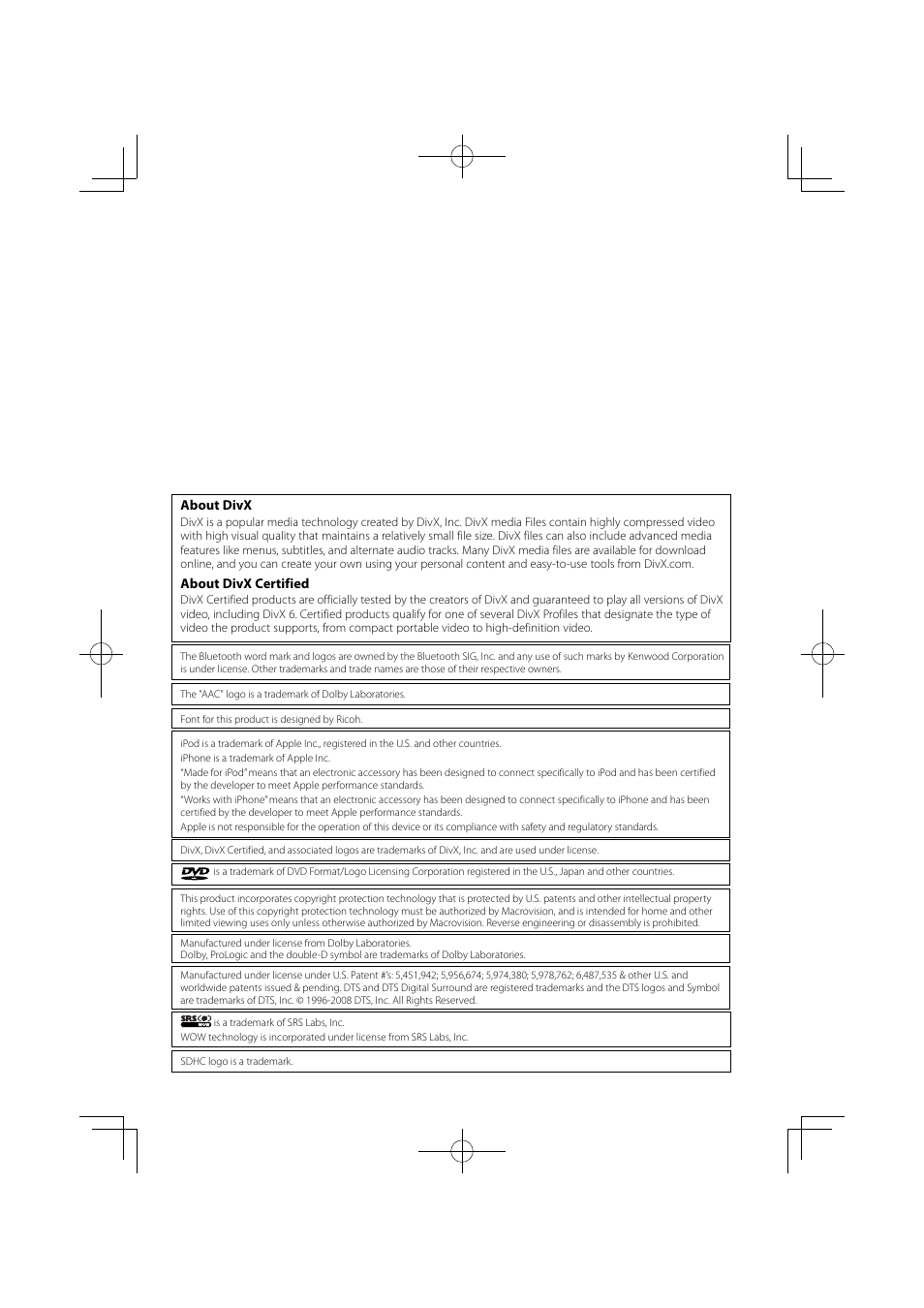 Kenwood DNX9240BT User Manual | Page 97 / 100