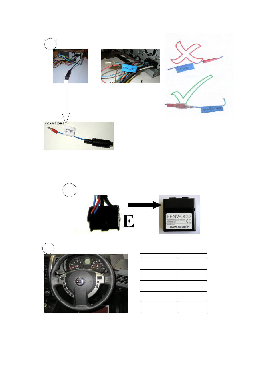Kenwood CAW-NS2510 User Manual | Page 3 / 3
