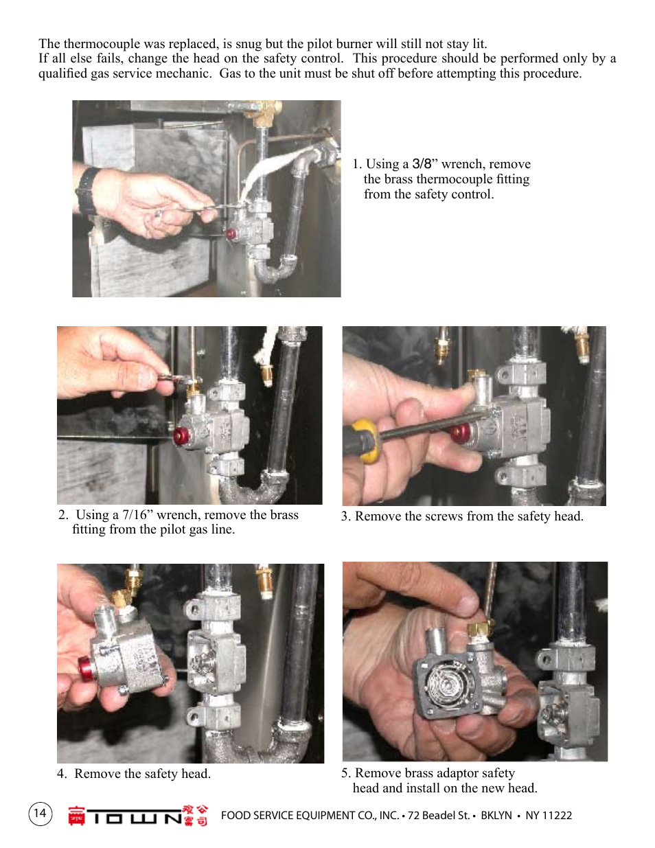 Town Mongolian Barbecue Small User Manual | Page 14 / 16