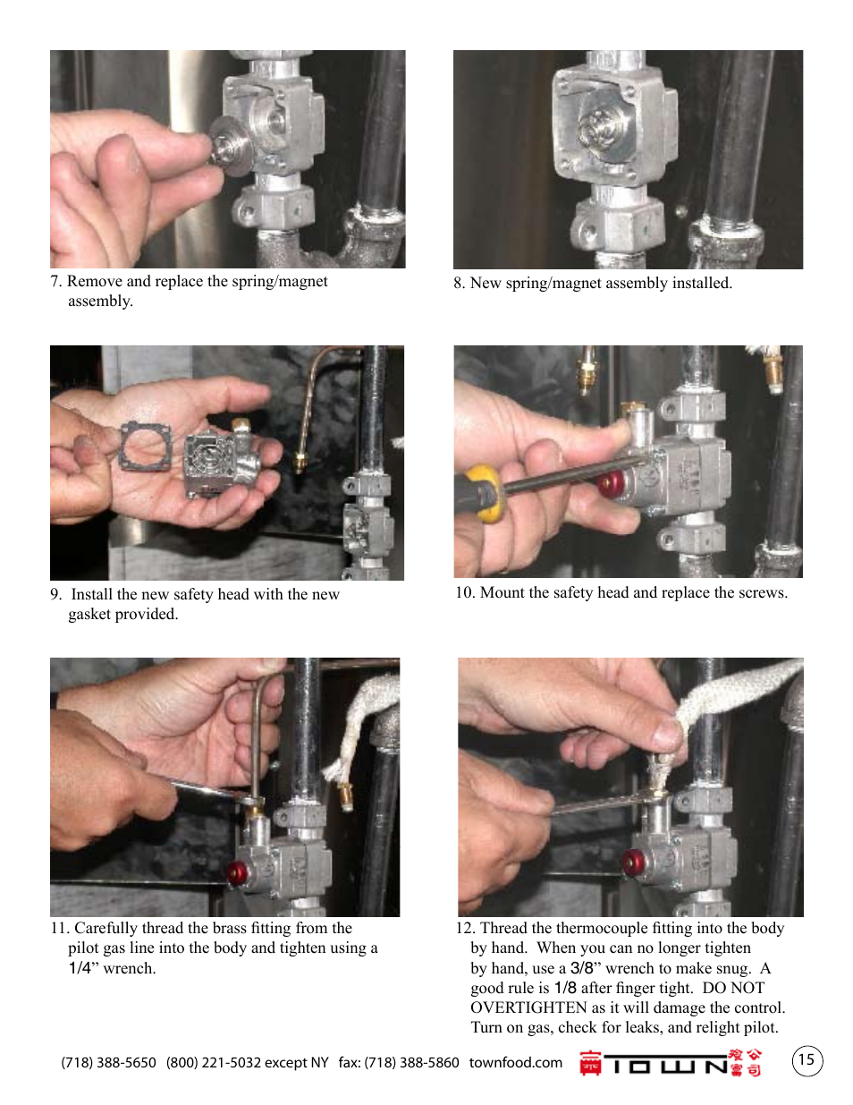 Town Mongolian Barbecue Small User Manual | Page 15 / 16