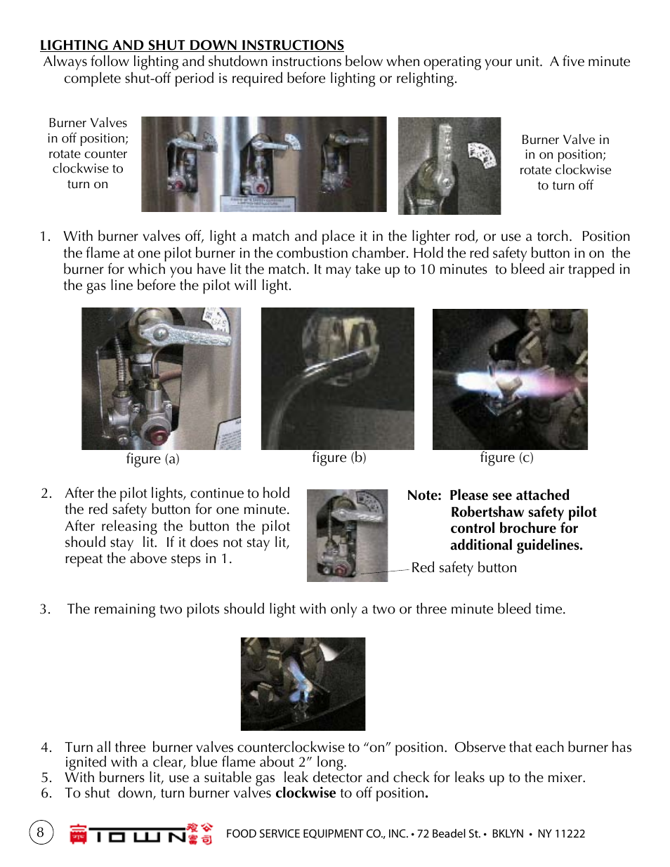 Town Mongolian Barbecue Small User Manual | Page 8 / 16