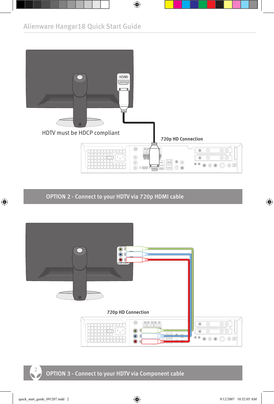 Alienware hangar18 quick start guide | Alienware Hangar18 User Manual | Page 2 / 4