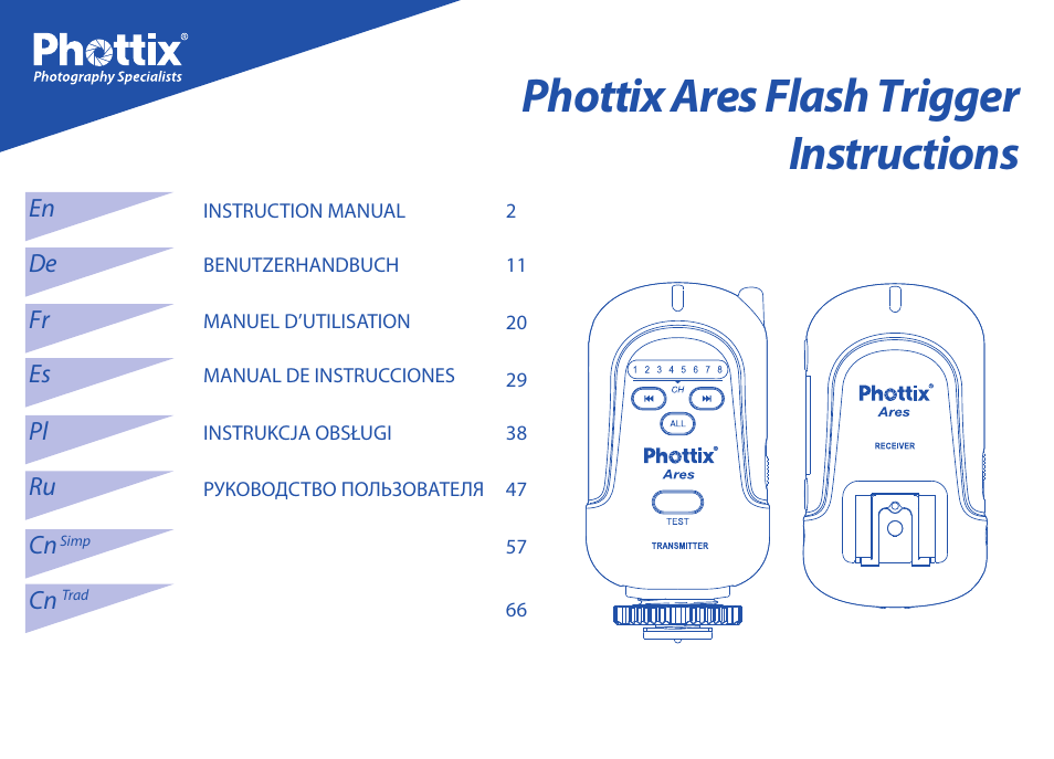 Phottix Ares User Manual | 74 pages