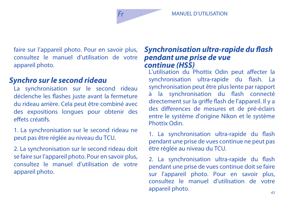 Phottix Odin for Nikon User Manual | Page 43 / 120