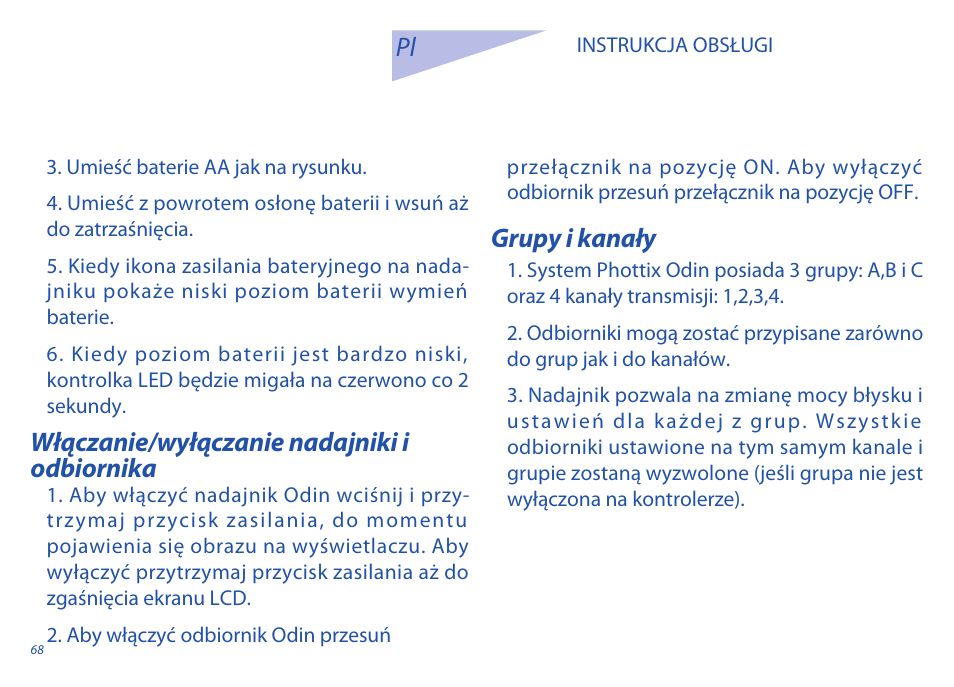 Phottix Odin for Nikon User Manual | Page 68 / 120