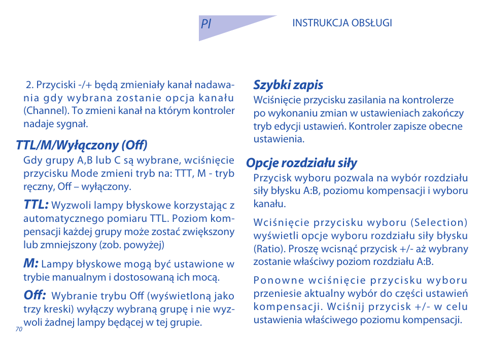 Phottix Odin for Nikon User Manual | Page 70 / 120