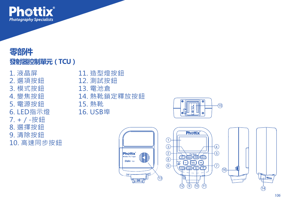 Phottix Odin for Sony User Manual | Page 106 / 118