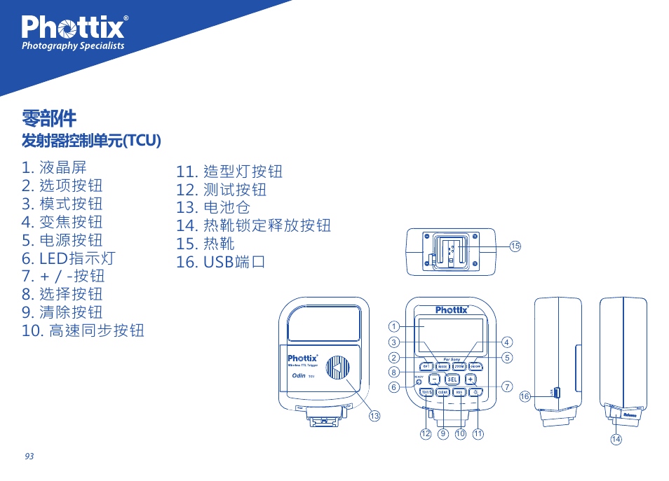 Phottix Odin for Sony User Manual | Page 93 / 118