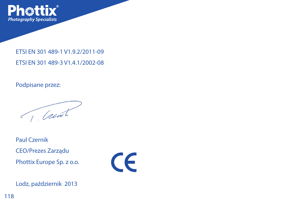 Phottix Strato TTL for Canon User Manual | Page 118 / 167