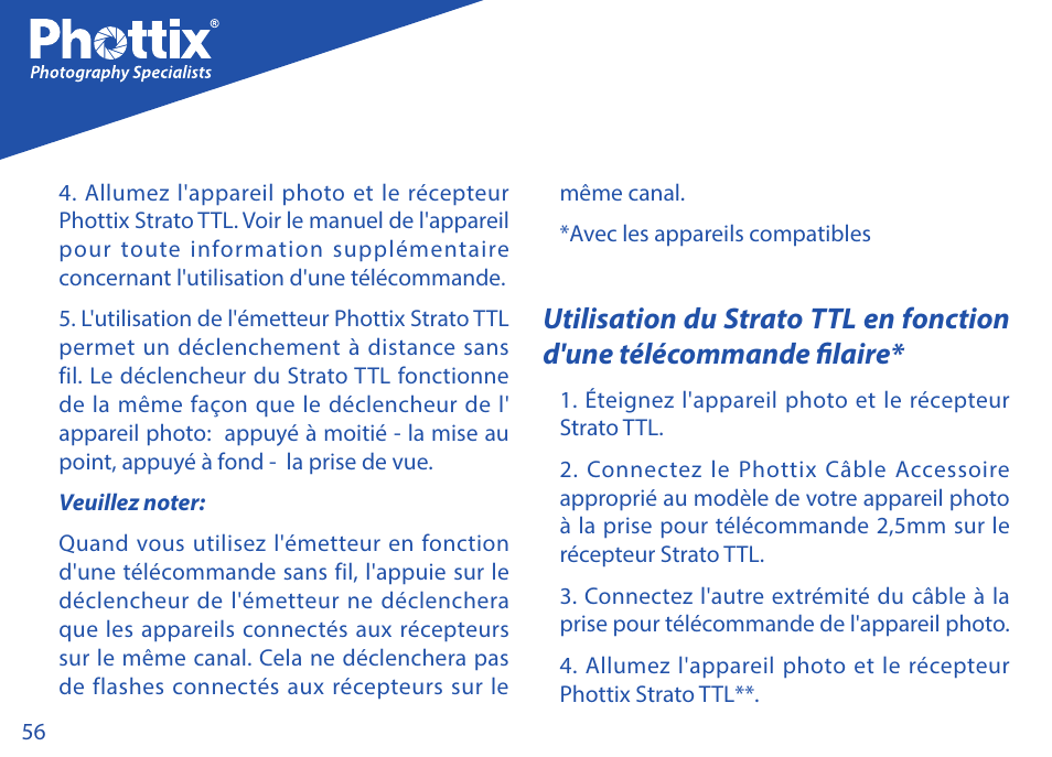 Phottix Strato TTL for Canon User Manual | Page 56 / 167