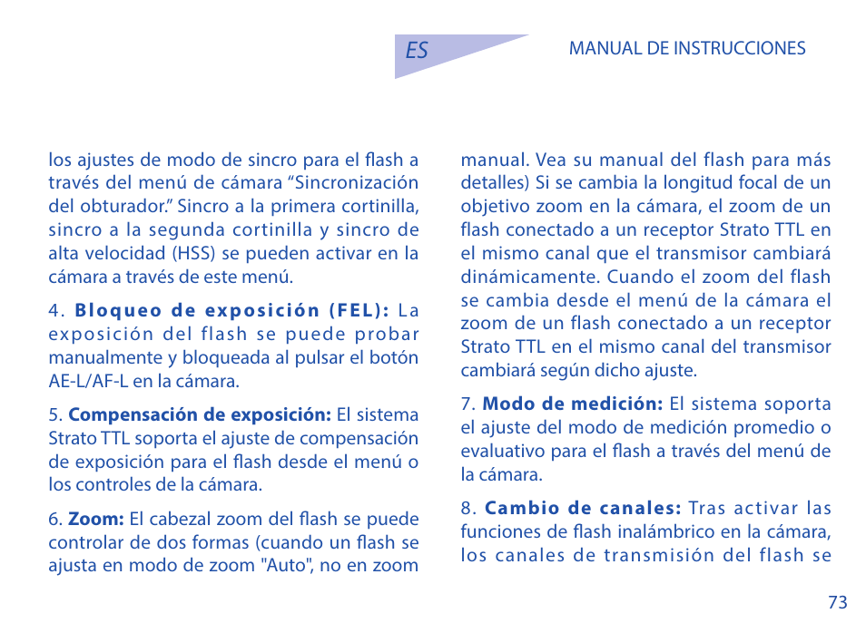 Phottix Strato TTL for Canon User Manual | Page 73 / 167