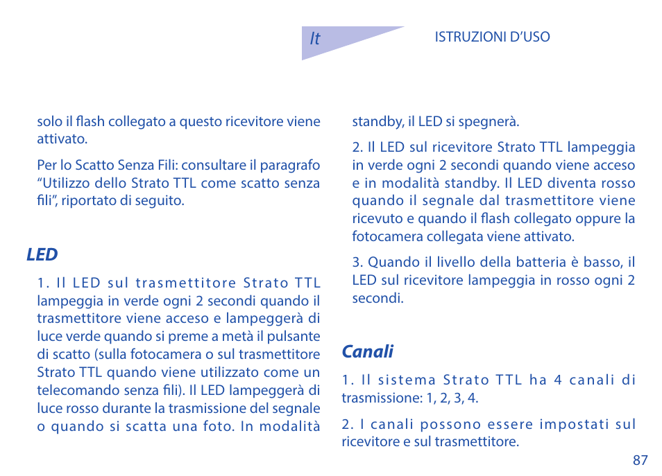 Canali | Phottix Strato TTL for Canon User Manual | Page 87 / 167