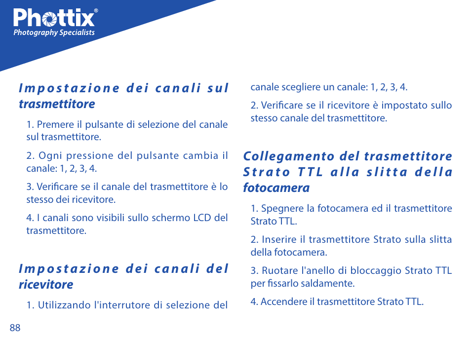 Phottix Strato TTL for Canon User Manual | Page 88 / 167