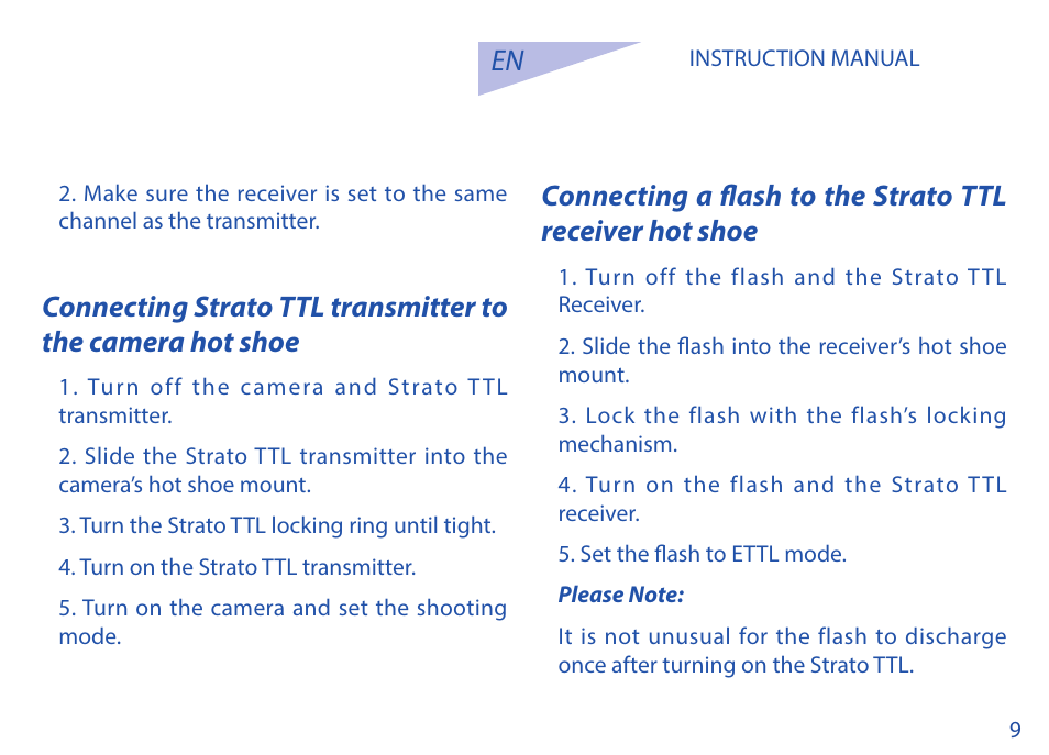 Phottix Strato TTL for Canon User Manual | Page 9 / 167