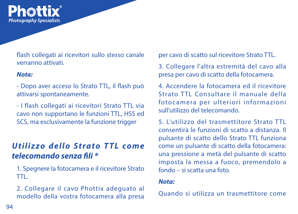 Phottix Strato TTL for Canon User Manual | Page 94 / 167