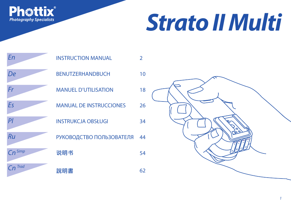 Phottix Strato II Multi User Manual | 70 pages