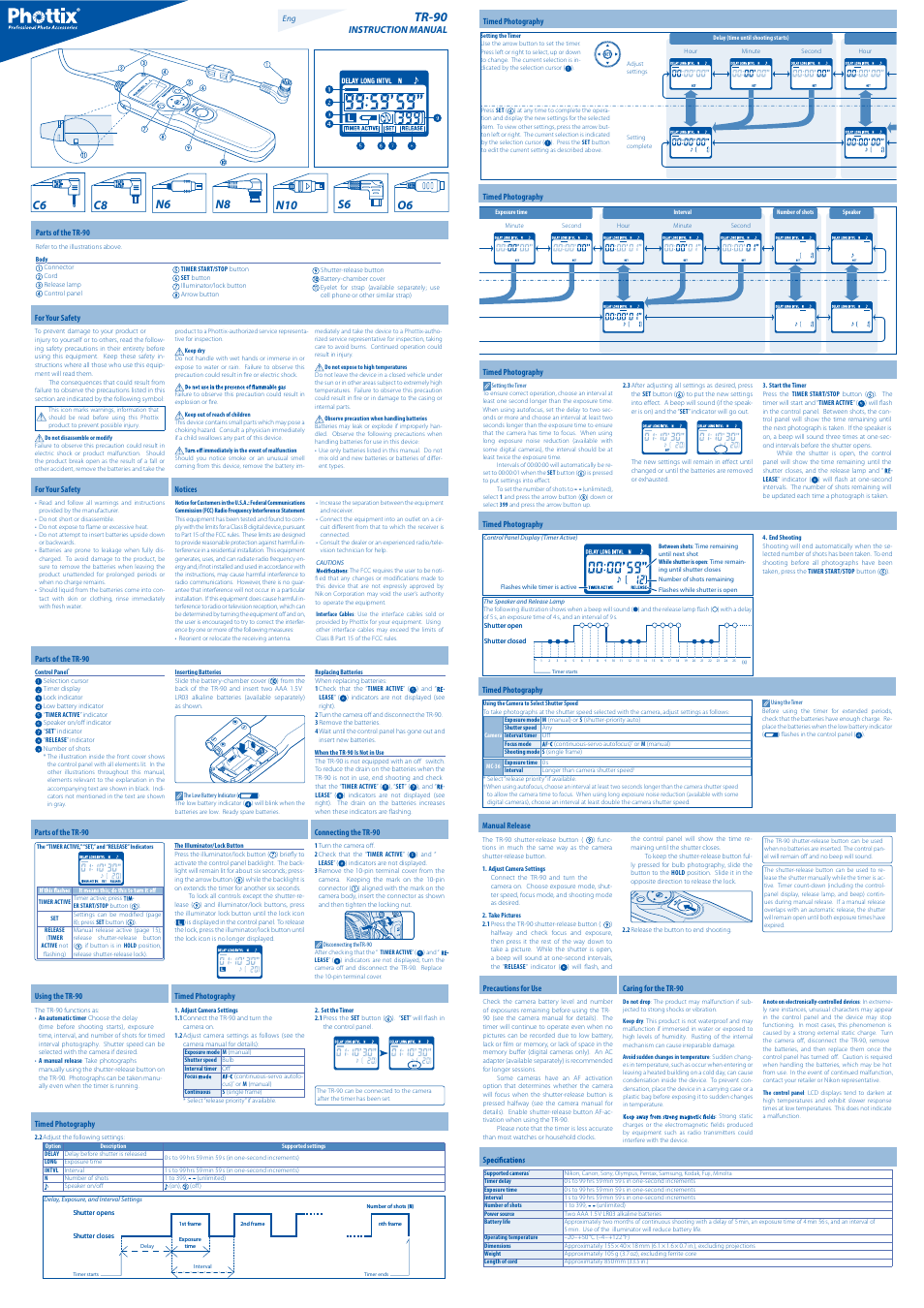 Phottix TR-90 User Manual | 4 pages